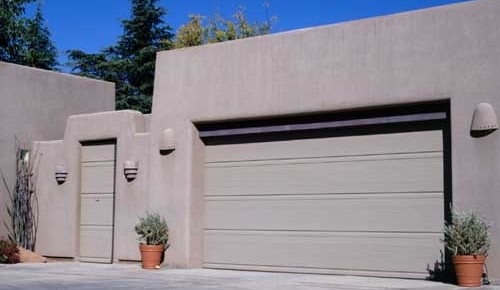 Adobe Stone With Matching Side Door
